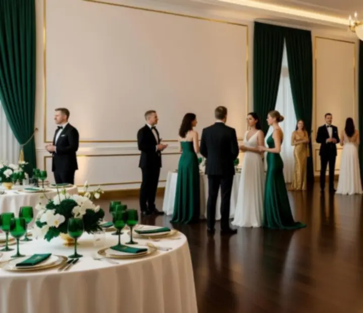 Elegáns céges rendezvény kaszinó témájú dekorációval