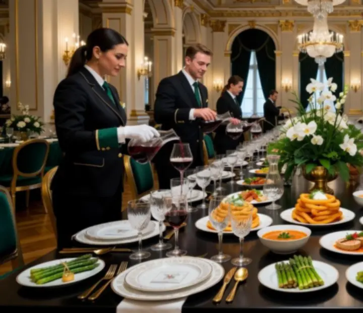 Prémium catering és elegáns tálalás egy magyarországi kaszinó témájú rendezvényen